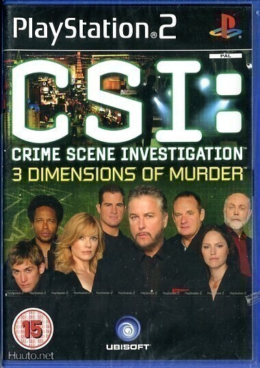 * CSI Crime Scene Investigation 3 PS2 PAL Uusi/Sinetöity