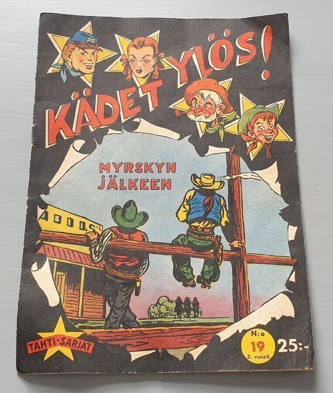sarjakuvalehti Kädet Ylös, nro 19, 2vsk Tähti-sarjat