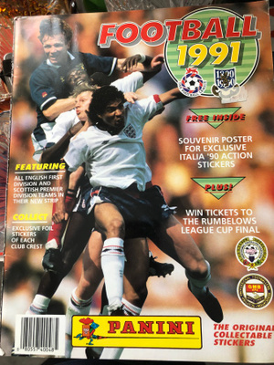 Panini: Football 1991. Englanti ja Skotlanti.