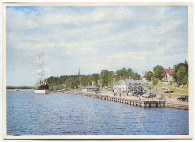 Ahvenanmaa Maarianhamina Länsisatama n. 1960