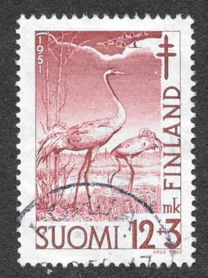 Tuberkuloosi 12+3mk 1951 (LAPE 397) O