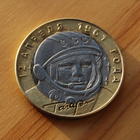 10 roubles 2001 MMD Gagarin,bimetal - pikkukuva 1
