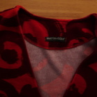 MARIMEKKO MIKA PIIRAINEN KAJAVA VELOUR JAKKU KOKO M - pikkukuva 4