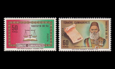 Turkki 2092-3 ** Hovioikeus 100v (1968)
