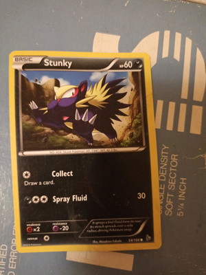 Stunky #54 Pokemon Flashfire card