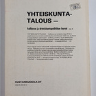 Jaakko Asikainen : Yhteiskuntatalous : hallinnon ja yhtei... - pikkukuva 2