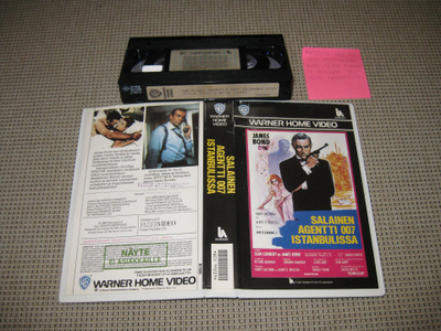 Salainen Agentti 007 Istanbulissa-VHS (Warner, Sean Connery)