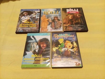 5kpl rölli dvd