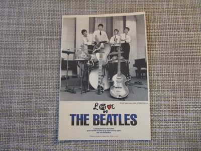 The Beatles postikortti 1997.