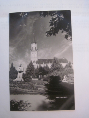 VANHA Postikortti Savonlinna 1951