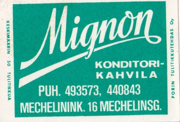 Helsinki, Mignon    Mechelinink.16   b499