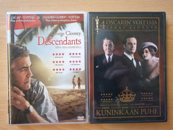 The Descendants (2011) + Kuninkaan Puhe (2010) 2xDVD