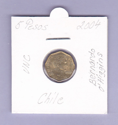 Chile 5 Pesos v.2004 KM#232