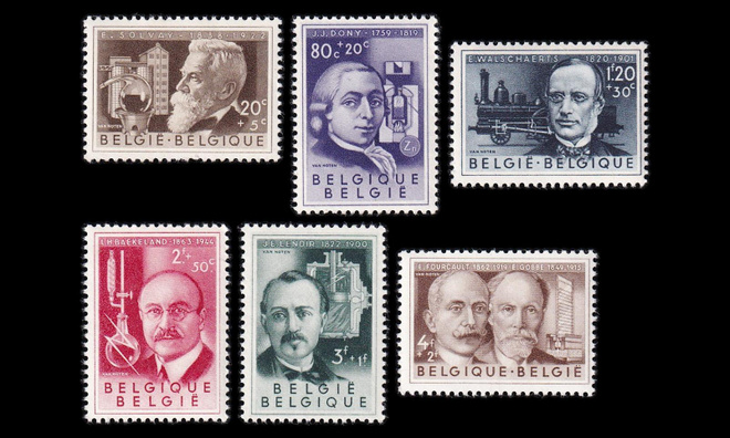 Belgia 1022-7 ** Keksijät (1955)