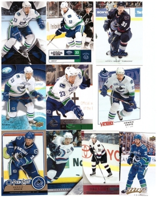 10 x HENRIK SEDIN Vancouver Canucks