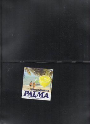 Mallasjuoma   PALMA  Sitruunajuoma. Etiketti