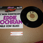 Eddie Cochran 7" C`mon Everybody,PS v.1979 EX-/EX ! - pikkukuva 1