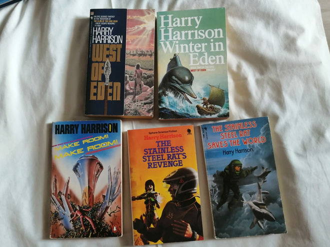 Harrison, Harry: Kirjapaketti (5 kpl eng. pokkari)