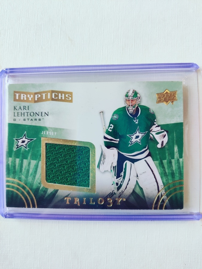 Kari Lehtonen - 14-15 Trilogy Tryptichs Jersey /400