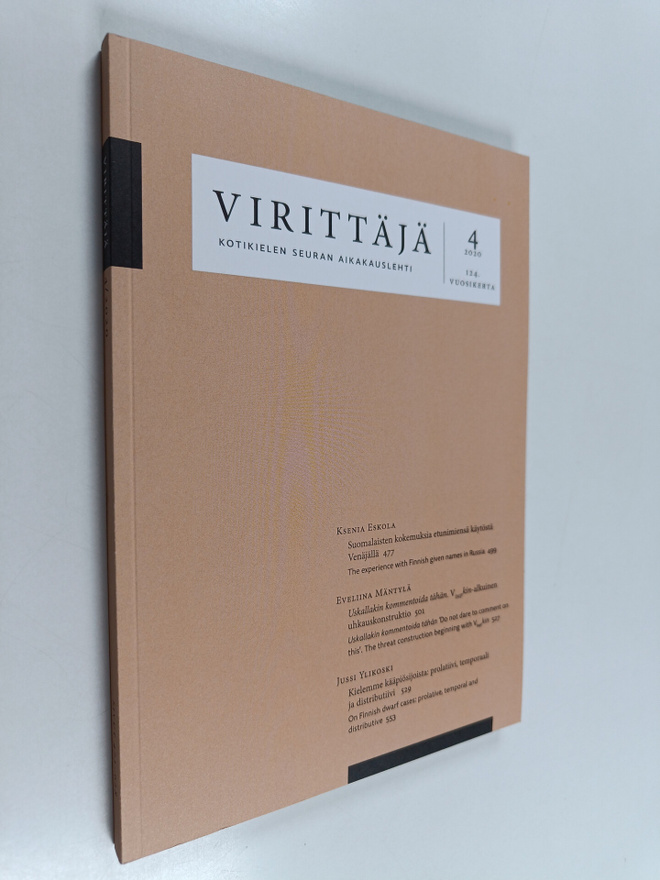 Virittäjä 4/2020