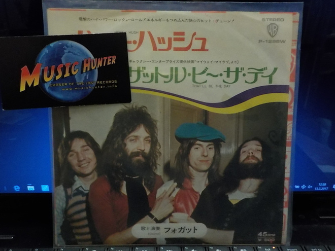 FOGHAT - HONEY HUSH RARE JAPAN -74 EX-/EX- 7"