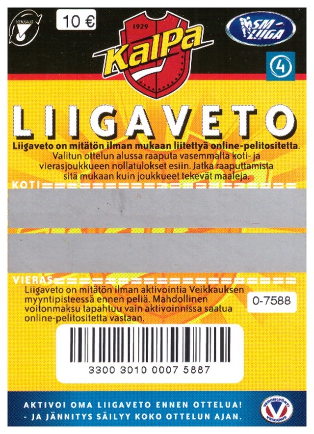 KALPA SM-LIIGA LIIGAVETO Arpa v.2003