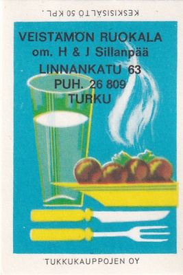 Turku, Veistämön ruokala om, H ja J, Sillanpää,  b424