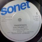 FINGERPRINTS::STAY THE NIGHT/MORE THAN YOU KNOW:VINYYLI 7" - pikkukuva 3