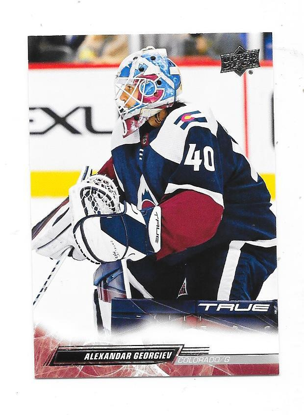 2022-23 Upper Deck #535 Alexandar Georgiev Colorado Avs MV