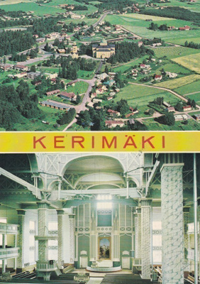 KIRKKOKORTTI - KERIMÄEN KIRKKO  - 22/1