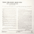 TONY ORLANDO; Bless you and 11 other great hits LP - pikkukuva 2