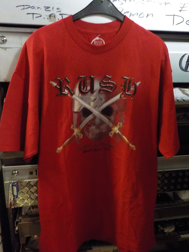 RUSH WORLD TOUR 2007 T-PAITA KOKO XL