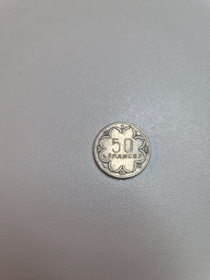Keski Afrikka	1977	 50 	francs   (14490)