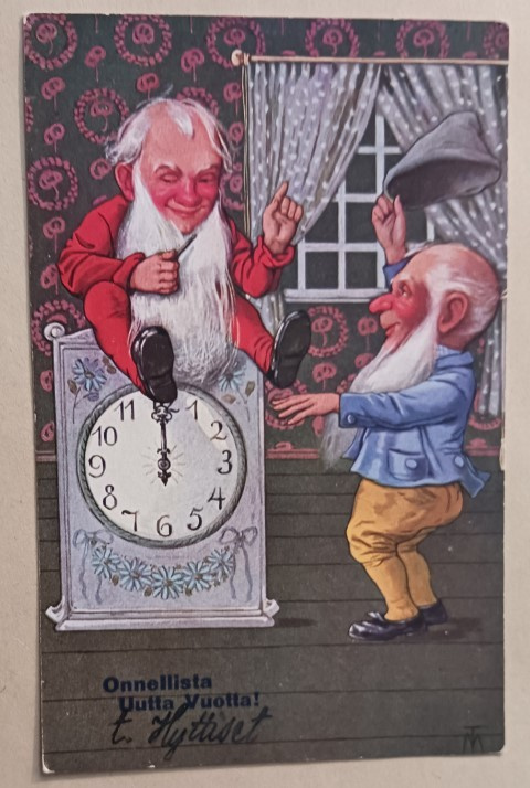 Vanhat kotitontut odottavat vuoden vaihtumista, p. 1925