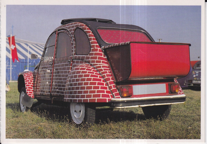 Auto. Citroen " 2 CV Enten " .  foto Josef Bieker,  e117