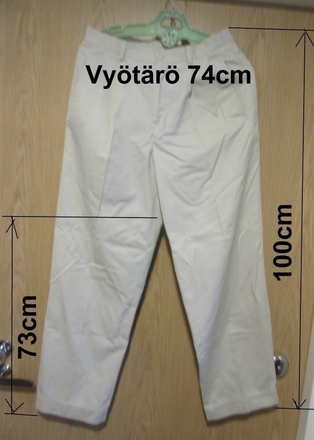Suorat housut vaaleat / valkoiset