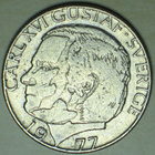 1977 Ruotsi 1 kruunu - pikkukuva 1