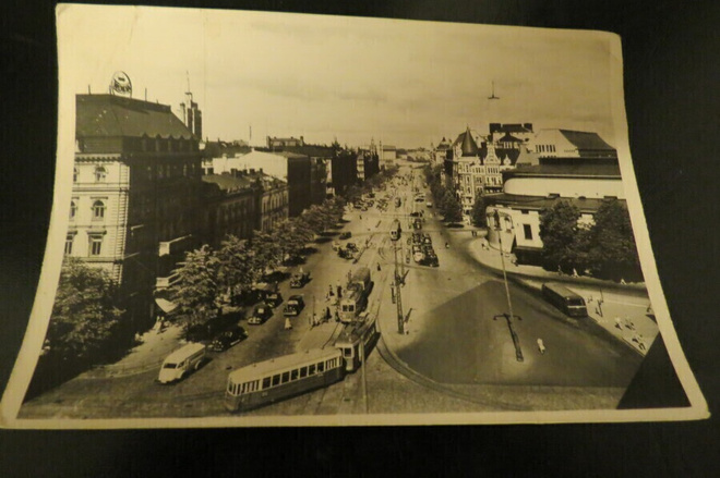 HELSINKI MANNERHEIMINTIE 1955 KULKENUT KORTTI