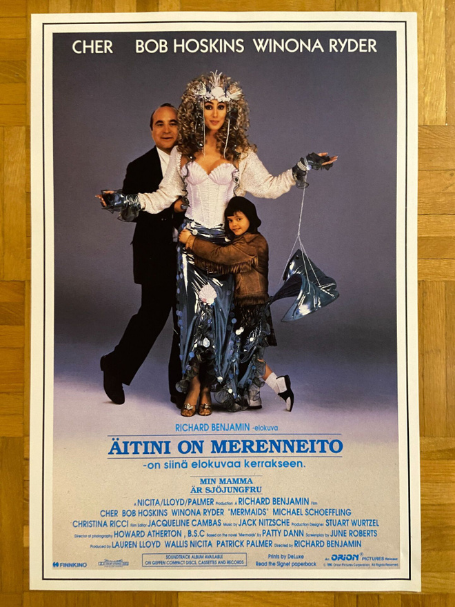 Vanha elokuvajuliste: Äitini on merenneito