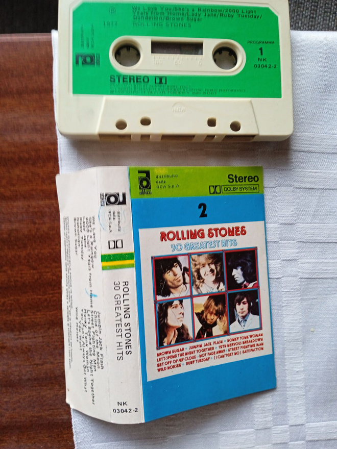 C- KASETTI: ROLLING STONES : 30 GREATEST HITS
