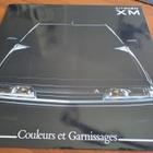 Citroen XM värit ja verhoilu -esite, 1989 - pikkukuva 1