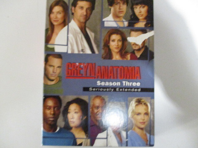 DVD GREYN ANATOMIA 3