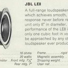 vintage JBL LE8 kaiutin (valkoinen) korjaussarja reunuksille - pikkukuva 3