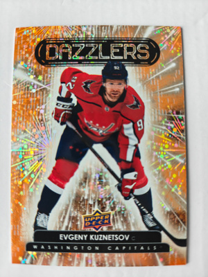 Evgeny Kuznetsov 2022-23 UD Series 1 Dazzlers Orange