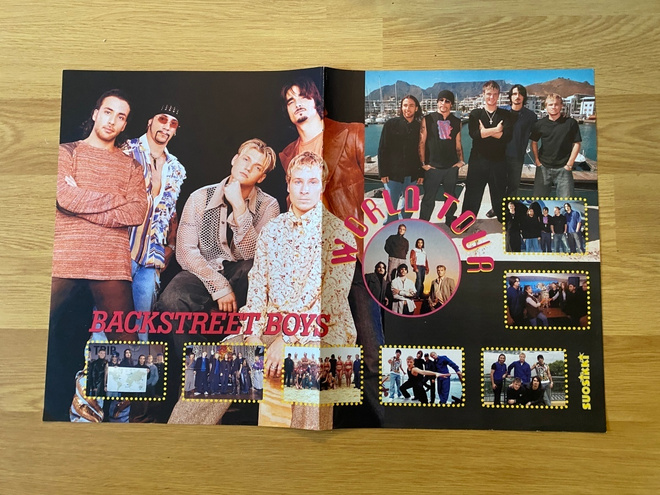 Backstreet Boys juliste ja tarra