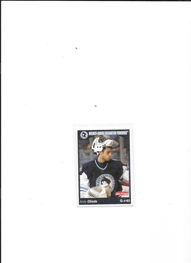 2004-05 Wilkes Barre Penguins #26 Andy Chiodo ex- Kärpät MV