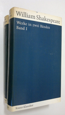 William Shakespeare : Werke in zwei Banden band 1-2