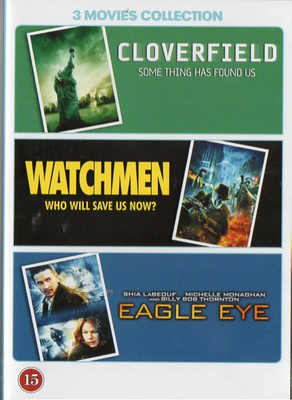 cloverfield / Watchmen / eagle eye (38 342) k -FI- DVD nordi