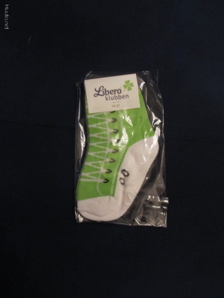 Pirteät kenkäkuvio LIME VALKOISET sukat koko 19-21!