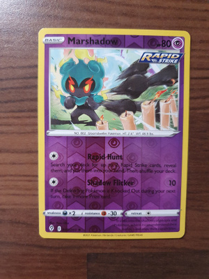 Pokemon Marshadow 080/203 Reverse holo rare